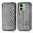 Leather Case Stands Flip Cover Holder S01D for Motorola Moto Edge (2023) 5G Gray