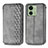 Leather Case Stands Flip Cover Holder S01D for Motorola Moto Edge 40 5G Gray