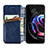 Leather Case Stands Flip Cover Holder S01D for Motorola Moto Edge S Pro 5G