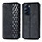 Leather Case Stands Flip Cover Holder S01D for Motorola Moto Edge X30 5G Black