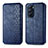 Leather Case Stands Flip Cover Holder S01D for Motorola Moto Edge X30 5G Blue