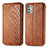 Leather Case Stands Flip Cover Holder S01D for Motorola Moto G Stylus (2021)