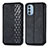 Leather Case Stands Flip Cover Holder S01D for Motorola Moto G51 5G