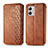 Leather Case Stands Flip Cover Holder S01D for Motorola Moto G53j 5G