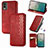 Leather Case Stands Flip Cover Holder S01D for Nokia C210