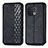 Leather Case Stands Flip Cover Holder S01D for OnePlus 10 Pro 5G Black