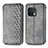 Leather Case Stands Flip Cover Holder S01D for OnePlus 10 Pro 5G Gray