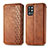 Leather Case Stands Flip Cover Holder S01D for OnePlus 9R 5G