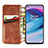 Leather Case Stands Flip Cover Holder S01D for OnePlus Nord CE 5G