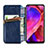 Leather Case Stands Flip Cover Holder S01D for OnePlus Nord N200 5G