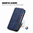 Leather Case Stands Flip Cover Holder S01D for Oppo A16e