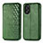 Leather Case Stands Flip Cover Holder S01D for Oppo A38 Green