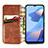 Leather Case Stands Flip Cover Holder S01D for Oppo A54s