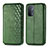 Leather Case Stands Flip Cover Holder S01D for Oppo A93 5G Green