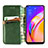 Leather Case Stands Flip Cover Holder S01D for Oppo A94 5G