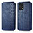 Leather Case Stands Flip Cover Holder S01D for Oppo Find X5 Pro 5G Blue