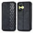 Leather Case Stands Flip Cover Holder S01D for Oppo K11x 5G Black