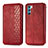 Leather Case Stands Flip Cover Holder S01D for Oppo K9 Pro 5G Red