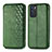 Leather Case Stands Flip Cover Holder S01D for Oppo Reno6 5G Green