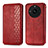 Leather Case Stands Flip Cover Holder S01D for Realme 11 Pro 5G Red