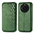 Leather Case Stands Flip Cover Holder S01D for Realme 11 Pro+ Plus 5G Green