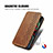 Leather Case Stands Flip Cover Holder S01D for Realme 8 5G