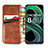 Leather Case Stands Flip Cover Holder S01D for Realme 8 5G