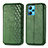 Leather Case Stands Flip Cover Holder S01D for Realme 9 5G Green