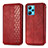 Leather Case Stands Flip Cover Holder S01D for Realme 9 Pro 5G Red