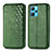 Leather Case Stands Flip Cover Holder S01D for Realme 9 Pro+ Plus 5G Green