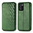 Leather Case Stands Flip Cover Holder S01D for Realme 9 SE 5G Green