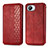 Leather Case Stands Flip Cover Holder S01D for Realme C30 Red