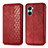 Leather Case Stands Flip Cover Holder S01D for Realme C33 (2023) Red