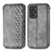 Leather Case Stands Flip Cover Holder S01D for Realme GT Neo2 5G Gray