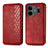 Leather Case Stands Flip Cover Holder S01D for Realme GT Neo6 5G Red