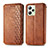 Leather Case Stands Flip Cover Holder S01D for Realme Narzo 50A Prime