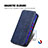 Leather Case Stands Flip Cover Holder S01D for Realme Q3s 5G