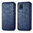 Leather Case Stands Flip Cover Holder S01D for Realme V11s 5G Blue