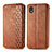 Leather Case Stands Flip Cover Holder S01D for Samsung Galaxy A01 Core