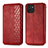 Leather Case Stands Flip Cover Holder S01D for Samsung Galaxy A03 Red