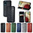 Leather Case Stands Flip Cover Holder S01D for Samsung Galaxy A12 Nacho