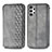 Leather Case Stands Flip Cover Holder S01D for Samsung Galaxy A13 4G Gray