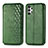 Leather Case Stands Flip Cover Holder S01D for Samsung Galaxy A13 4G Green