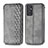 Leather Case Stands Flip Cover Holder S01D for Samsung Galaxy A15 4G Gray