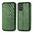 Leather Case Stands Flip Cover Holder S01D for Samsung Galaxy A15 4G Green