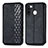 Leather Case Stands Flip Cover Holder S01D for Samsung Galaxy A21 European Black