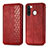 Leather Case Stands Flip Cover Holder S01D for Samsung Galaxy A21 European Red