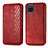 Leather Case Stands Flip Cover Holder S01D for Samsung Galaxy A22 4G Red