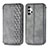 Leather Case Stands Flip Cover Holder S01D for Samsung Galaxy A32 5G Gray