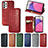 Leather Case Stands Flip Cover Holder S01D for Samsung Galaxy A33 5G